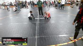 70 lbs Round 2 - Liam Hoard, Genesis Wrestling Club vs Delaney Wilkes, Suplex City Raptors