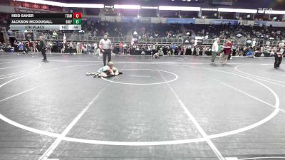 55 lbs 5th Place - Reid Baker, Team Central WC vs Jackson McDougall, Gulf Coast WC