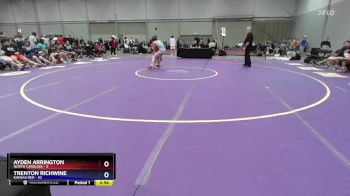 120 lbs Round 4 (6 Team) - Ayden Arrington, North Carolina vs Trenton Richwine, Kansas Red