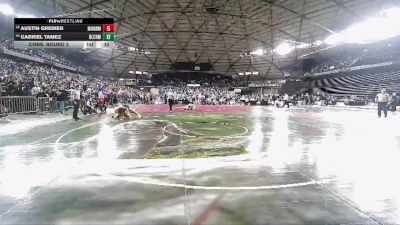 Boys 3A 175 lbs Cons. Round 2 - Austin Greiner, Monroe vs Gabriel Tamez, Bishop Blanchet