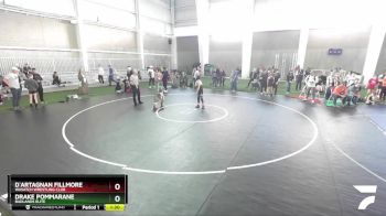 100 lbs Champ. Round 1 - Drake Pommarane, Badlands Elite vs D`Artagnan Fillmore, Wasatch Wrestling Club