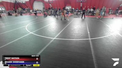 130 lbs Round 5 - Trent Watson, IL vs Braden Shoemaker, SD