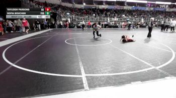 58 lbs Semifinal - Tayleigh Parsons, Big Dog Grappling Academy vs Sofia Boucher, Purler