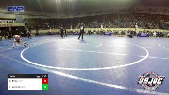 64 lbs Round Of 16 - Ayson Miller, Standfast vs Knox Wilson, Cashion Takedown Club