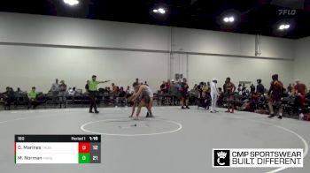 160 lbs Quarterfinals (8 Team) - Darious Marines, Team Thunder vs Max Norman, Kansas Marshals