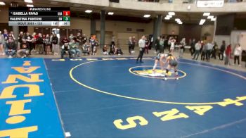 120 lbs Cons. Semi - Isabella Rivas, Unattached vs Valentina Fantoni, Glenbard West