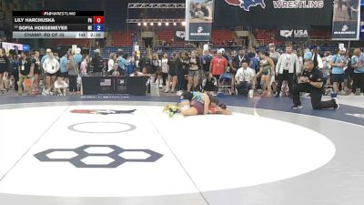 135 lbs Champ. Rd Of 32 - Lily Harchuska, Pennsylvania vs Sofia Hoegemeyer, Nebraska