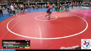 Round 1 - Kianna Famaligi, El Paso Wildcats Wrestling Club vs Sofia Garcia, El Paso Supers Wrestling Club