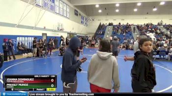 235 lbs Round 3 - Pressly Munoz, Sonora vs Joanna Dominguez, Tustin High School