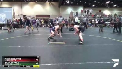 150 lbs Semis & 1st Wrestleback (8 Team) - Phoenix Hunter, CP Wrestling vs Braylon Faile, Untouchables Purple