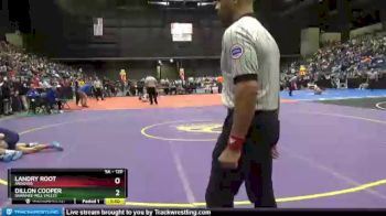 5A - 120 lbs Quarterfinal - Dillon Cooper, Shawnee-Mill Valley vs Landry Root, Andover