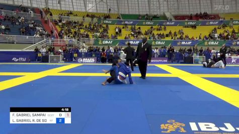 FRANCISCO GABRIEL SAMPAIO DA SIL vs LUCAS GABRIEL R. DE SOUSA 2023 Brasileiro Jiu-Jitsu IBJJF