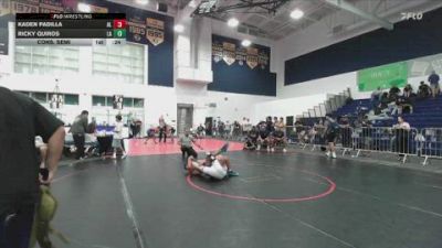 120 lbs Cons. Semi - Kaden Padilla, Alta Loma vs Ricky Quiros, Lab Academy