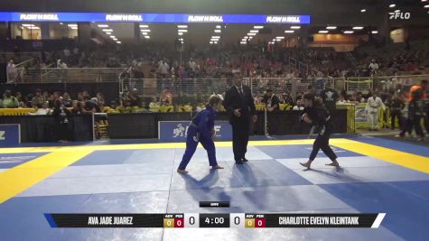 Charlotte Evelyn Kleintank vs Ava Jade Juarez 2025 Pan Kids Jiu-Jitsu IBJJF Championship