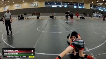 110 lbs Round 5 (6 Team) - Logan Hartzell, Warhawks Wrestling vs Austin Esquivel, SouthWest Elite