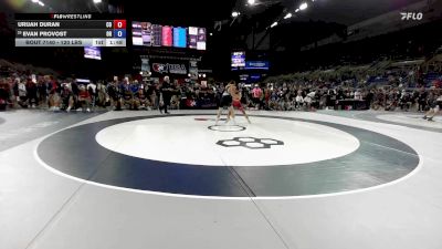 120 lbs Cons. Sub-rd Of 32 - Urijah Duran, CO vs Evan Provost, OR