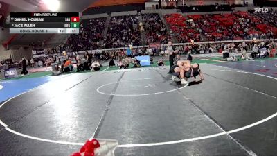 5A 165 lbs Cons. Round 2 - Daniel Holman, Sandpoint vs Jace Allen, Idaho Falls