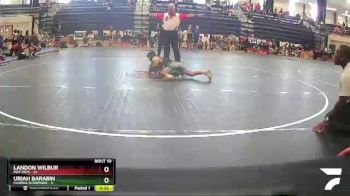 70 lbs Finals (8 Team) - Landon Wilbur, Mat Rats vs Uriah Barabin, Florida Scorpions