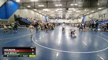 44-55 lbs Round 3 - Jack Rector, Stallions Wrestling Club vs Millie Beesley, Iron Co Wrestling Academy