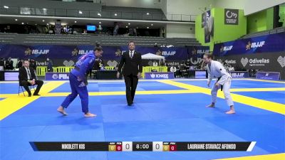 Nikolett Kis vs Lauriane Stavacz Afonso 2026 European Jiu-Jitsu IBJJF Championship