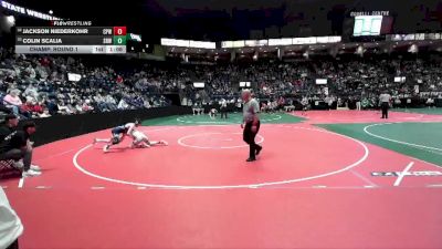 114 lbs Champ. Round 1 - Colin Scalia, SRW2 vs Jackson Niederkohr, CPWA