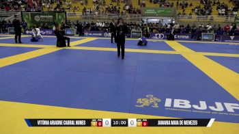 Janaina Maia De Menezes vs Vitória Ariadne Cabral Nunes 2025 Brasileiro Jiu-Jitsu IBJJF
