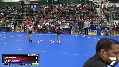 56 lbs Quarterfinal - Mack Miller, SC vs Landyn Schadt, IA