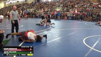 140 lbs Quarterfinal - Kevin Williams, Firelands vs Gavin Ridenour, Mvkwa Wapakoneta (wapak) Kids