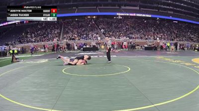 D4-190 lbs Quarterfinal - Aiden Tucker, Otisville LakeVille Memorial vs Austyn Hocter, Hanover-Horton