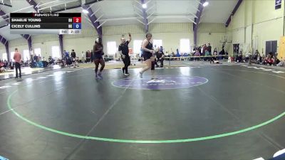 180 lbs Round 2 - Cicely Cullins, Hiram College vs Shaelie Young, D`Youville University