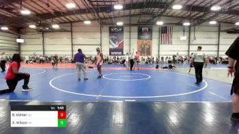 220 lbs Round Of 16 - Xavier Wilson, NC vs Brock Kehler, WV