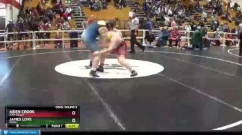220 lbs Cons. Round 2 - James Love, Lovell vs Aiden Crook, Star Valley