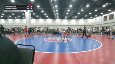 120 lbs Cons. Rd Of 16 - Christian Hill, Elevate Wrestling Club vs Sawyer Roper, Legacy Dragons