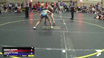 98 lbs Cross Bracket (8 Team) - Gianna Hoskins, Metro All Stars vs Morgan Hyland, WOW