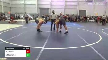 285 lbs Consolation - Max Colon, Mat Sense vs Gerard Marshall, Ioc