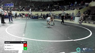 52 lbs Final - Riott Gates, Elgin Wrestling vs Madden Moore, Keystone Kids Wrestling Club