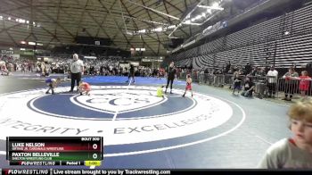 43-45 lbs Semifinal - Luke Nelson, Orting Jr. Cardinals Wrestling vs Paxton Belleville, Shelton Wrestling Club