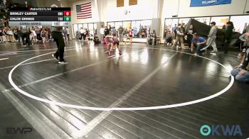 62 lbs Consolation - Brinley Carter, Bartlesville Wrestling Club vs Chloe Grimes, Tiger Trained Wrestling