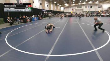 150 lbs Quarterfinals (8 Team) - Teagan Zegers, Milford vs Kaden Knake, Syracuse