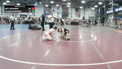 132 lbs Rr Rnd 1 - Katy Vardaman, Indiana Athena vs Lilliana Massenzio, Elite NJ Red