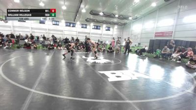 126 lbs Semifinal - Connor Nelson, WV Lunatics - MS vs William Hillegas, Front Royal - MS