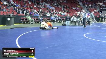 3A-175 lbs Champ. Round 2 - Nic VanArkel, Valley, West Des Moines vs Kyler Scranton, Iowa City, West