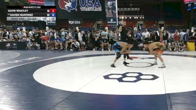 126 lbs Champ. Rd Of 128 - Gavin Whatley, California vs Davien Martinez, Colorado