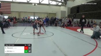 85 lbs Prelims - Andrew Messner, Kingsway ES vs John Chirico, Excel ES