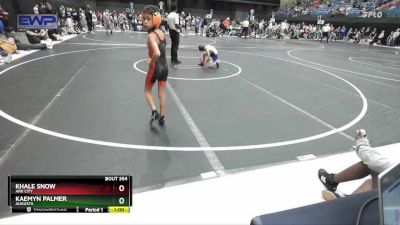 52-55 lbs Round 3 - Khale Snow, Ark City vs Kaemyn Palmer, Augusta