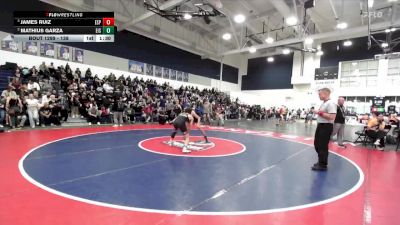 138 lbs Semifinal - James Ruiz, Esperanza vs Mathius Garza, Eisenhower