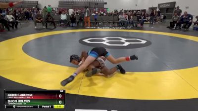 80 lbs Semis & 1st Wrestleback (8 Team) - Shion Holmes, Team Missouri vs Jaxon LaRonge, LAW/Crass Wrestling