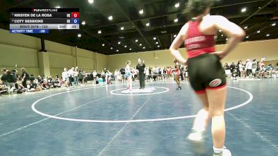 125 lbs 5th Place Match - Da'Neya West, MO vs Ava Belvin, OK