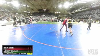 3A 285 lbs Champ. Round 2 - Jonah Smith, Yelm vs Vincent Saldana, Lincoln (Tacoma)