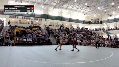 157 lbs Semis & 3rd Wb (16 Team) - Kam Thornton, Central (Carroll) vs Ethan Harrington, Cass